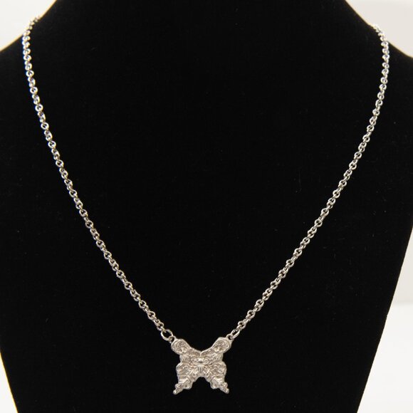 Wendell August Jewelry - Wendell August Forge Butterfly Necklace Silver